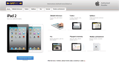 Desktop Screenshot of ipad.datart.cz